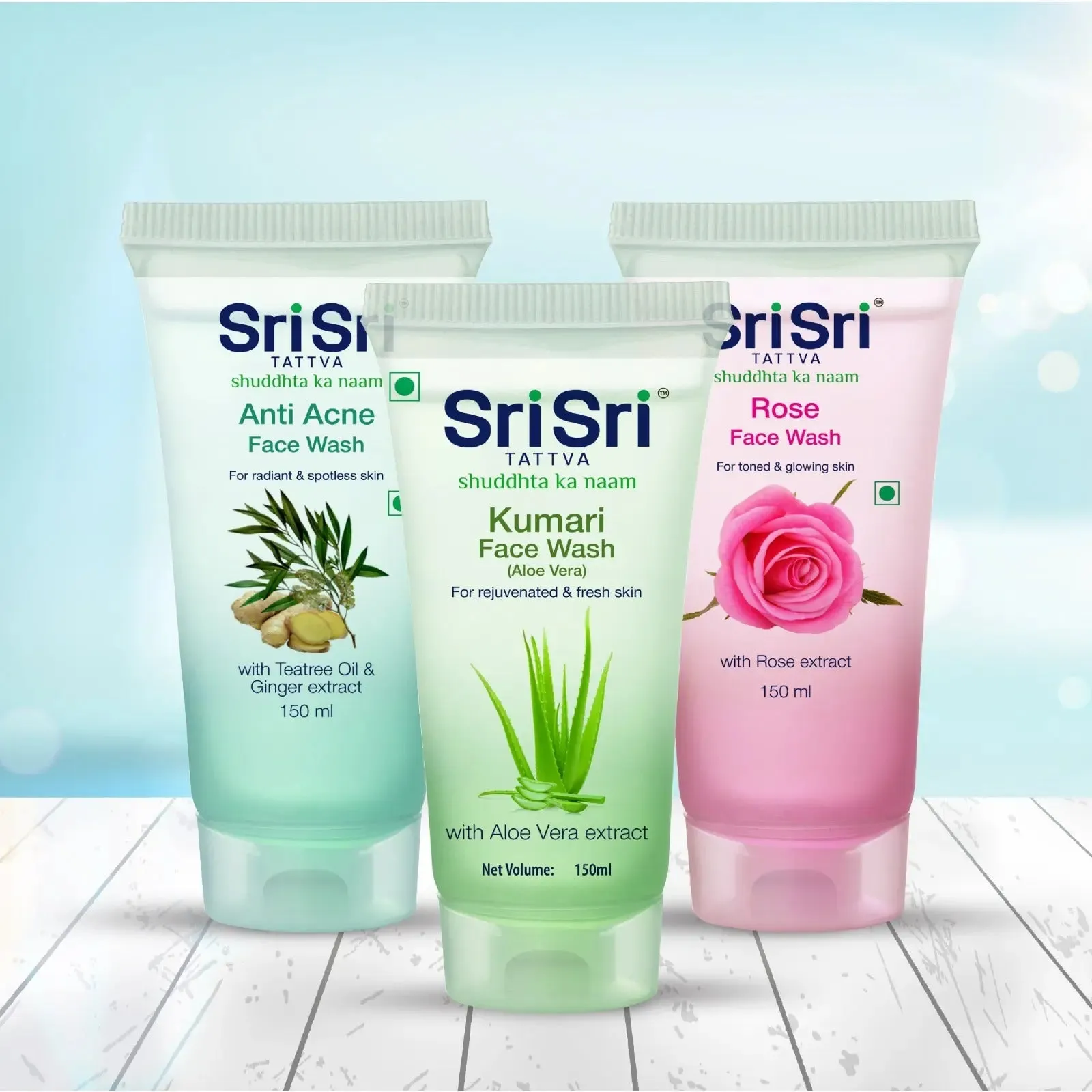Sri Sri Tattva Face Wash Trio - Image 2