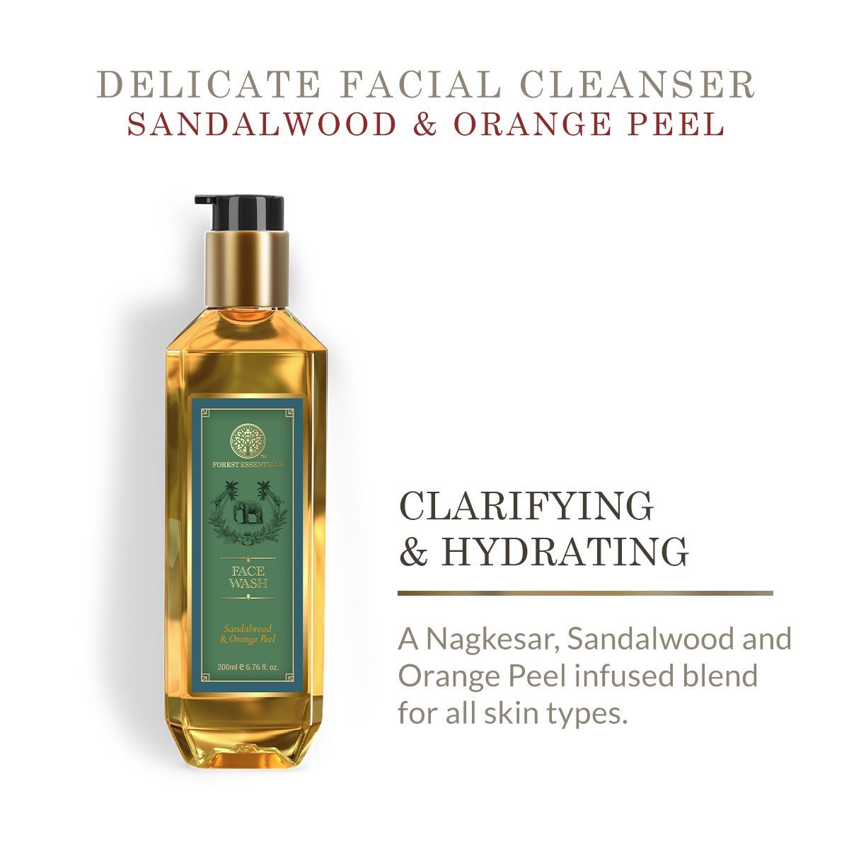 Facial Cleanser Sandalwood & Orange Peel - Image 4