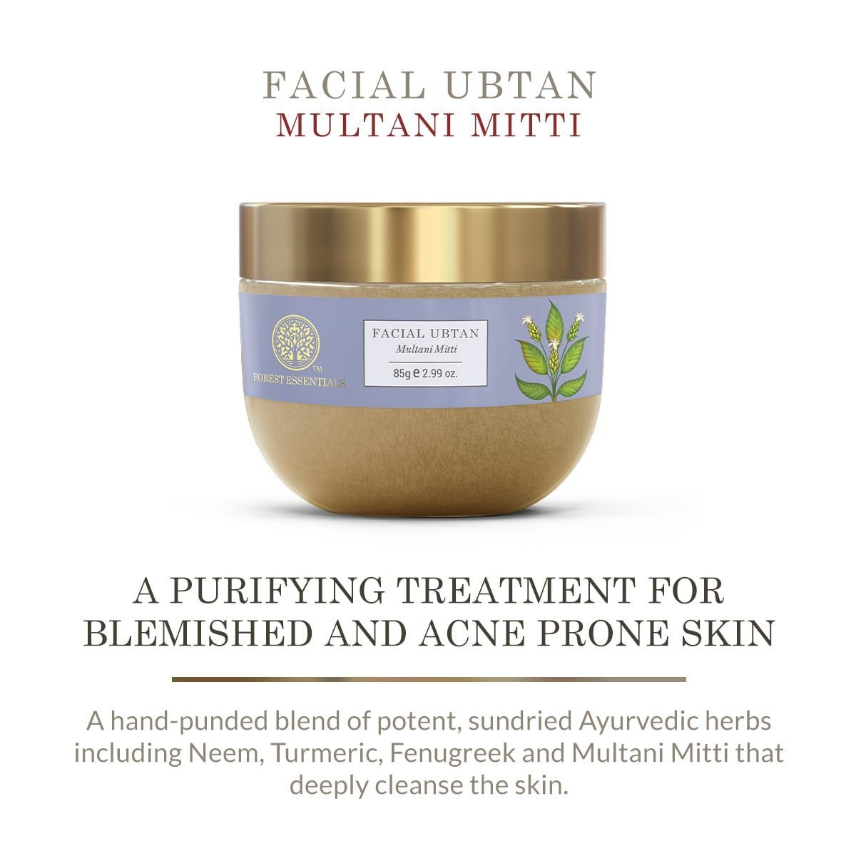 Forest Essentials Facial Ubtan Multani Mitti - Image 3