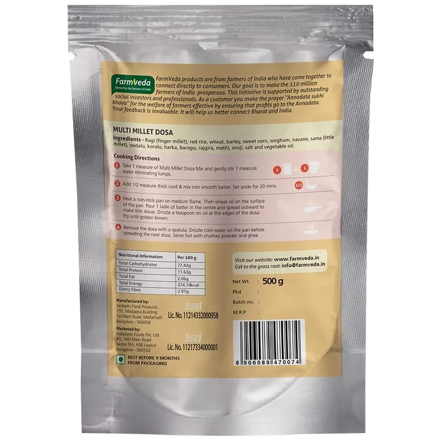 Farmveda Multi Millet Dosa - Image 2