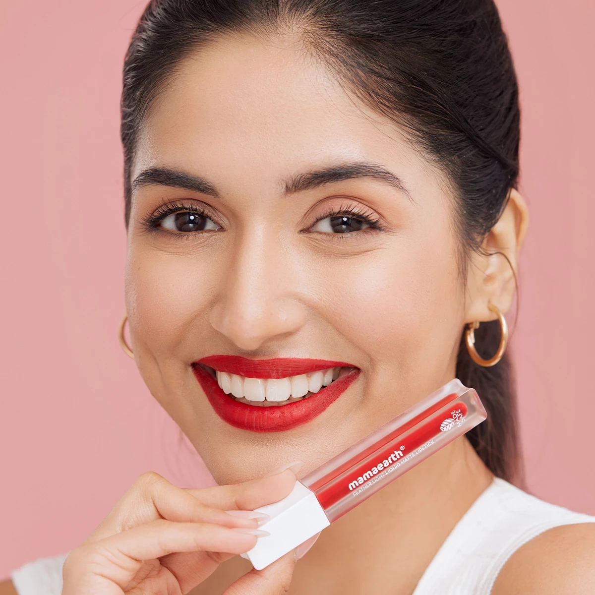Feather Light Liquid Matte Lipstick - Red Velvet - Image 2