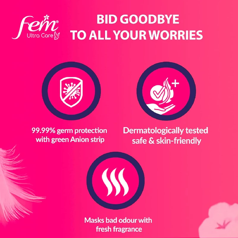 Fem Ultra Care Sanitary Pads - Image 4