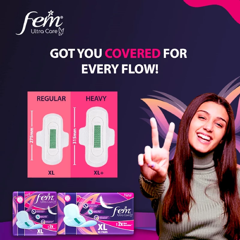 Fem Ultra Care Sanitary Pads - Image 6