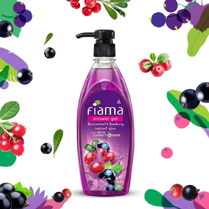 Fiama Shower Gel Blackcurrant & Bearberry Body Wash With Skin Conditioners For Radiant Glow - Image 7