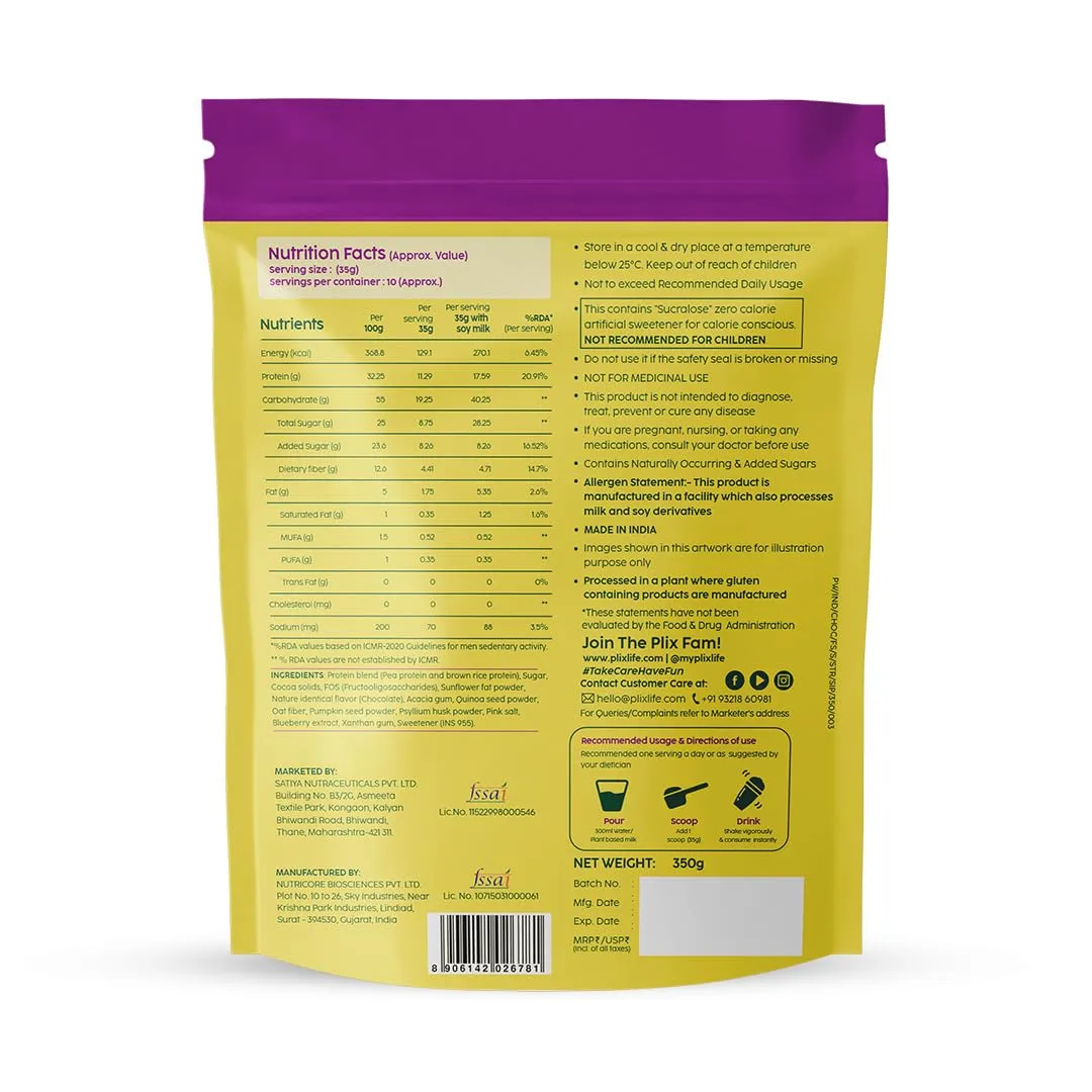 Plix-The Plant Fix Fit & Slim Plant Protein Shake - Image 2