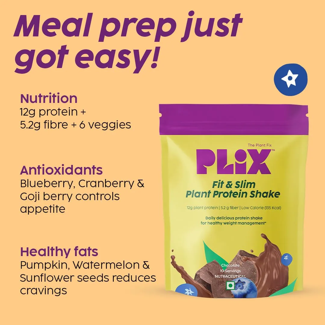 Plix-The Plant Fix Fit & Slim Plant Protein Shake - Image 4