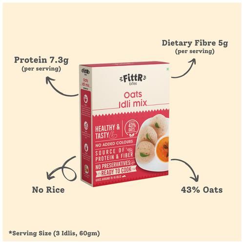 FittR Oats Idli Mix - Ready To Cook - Image 7