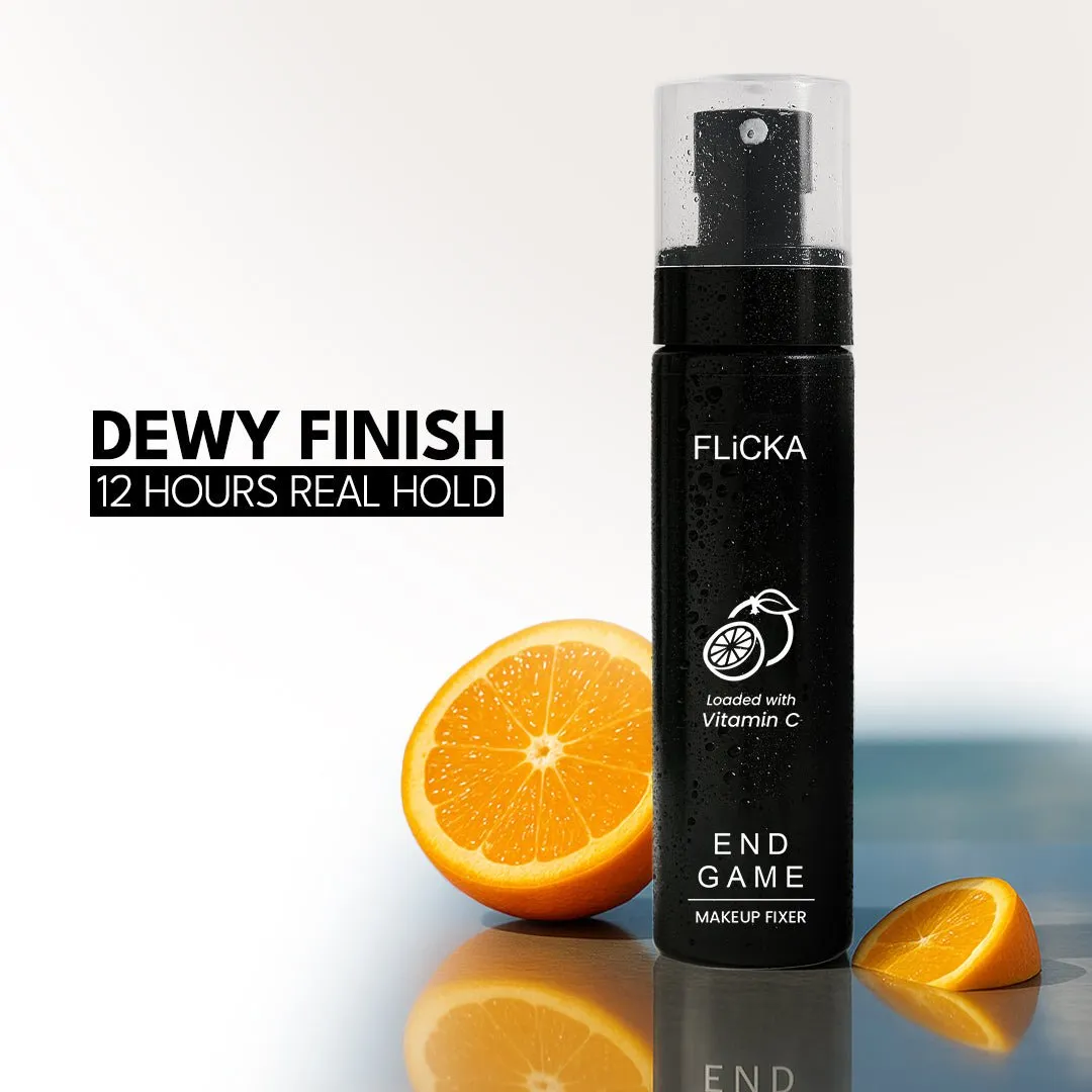 Flicka End Game Makeup Fixer - The Ultimate Vitamin C-Infused Flicka End Game Makeup Fixer - The Ultimate Vitamin C-Infused-Pack Size-100 ml