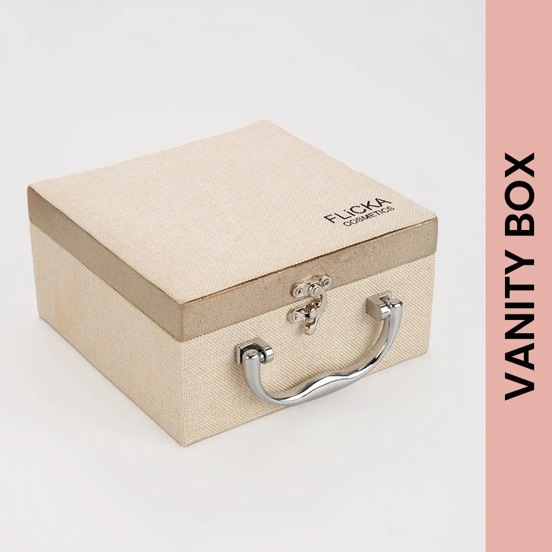 Flicka Flicka - Travel Cosmetics Vanity Box Flicka Flicka - Travel Cosmetics Vanity Box-Pack Size-Pack of 1