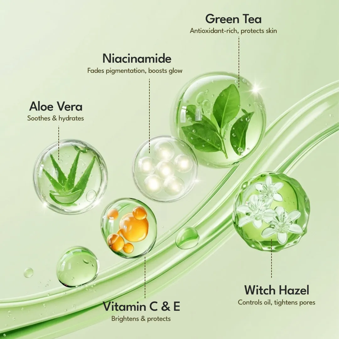 Flicka Green Tea Facial Cleanser - Image 4