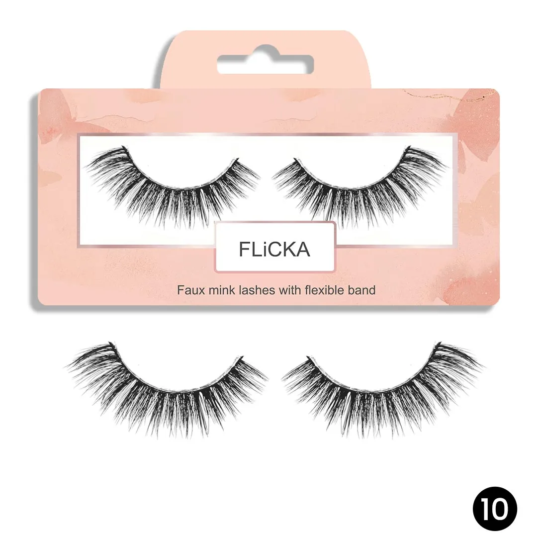 Flicka Mink Lash Style 10 Flicka Mink Lash Style 10-Pack Size-Style 10