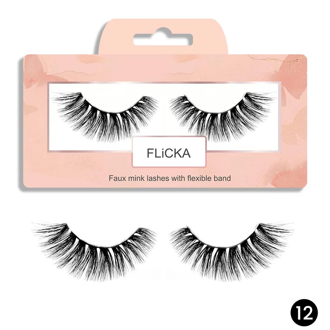 Flicka Mink Lash Style 12 Flicka Mink Lash Style 12-Pack Size-Style 12