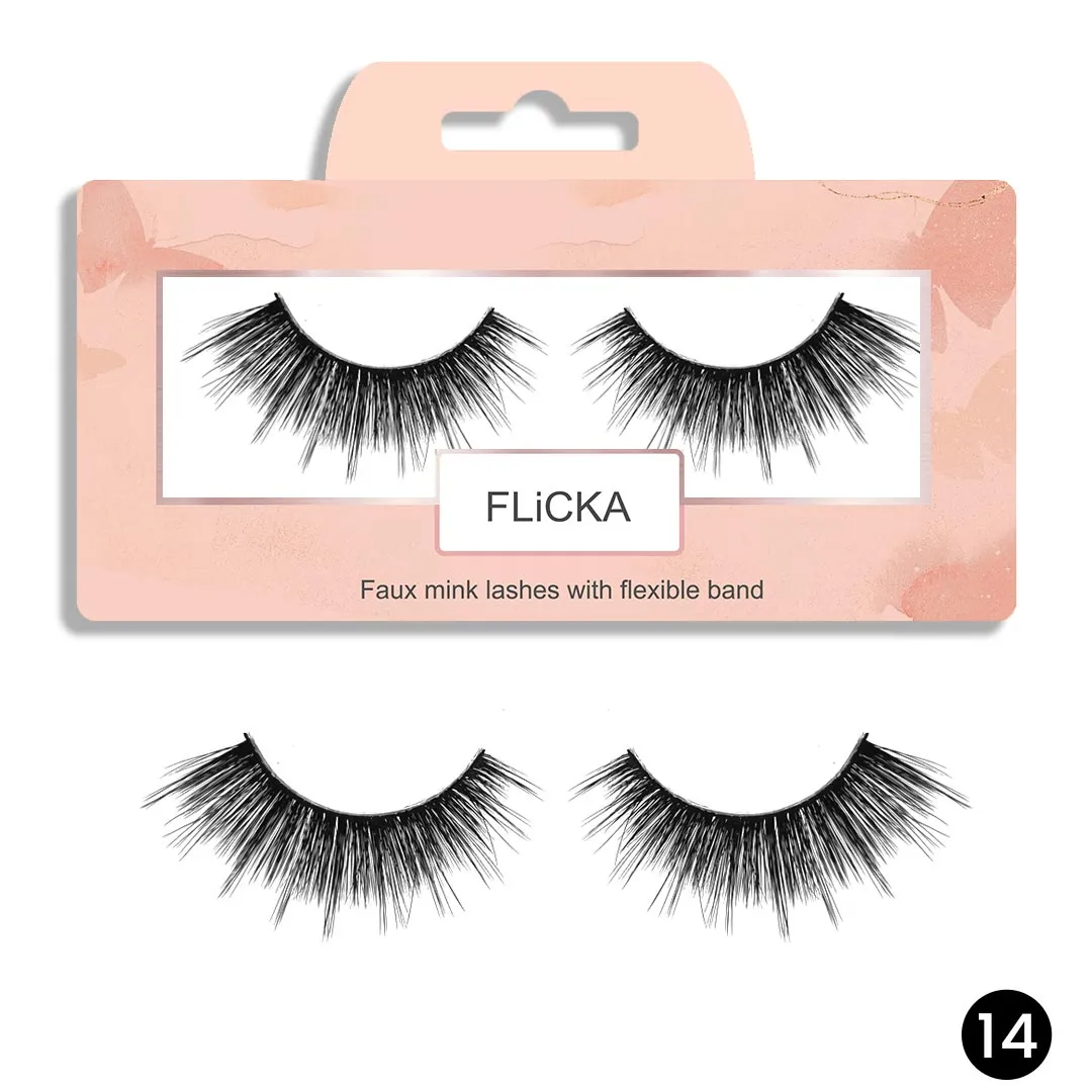 Flicka Mink Lash Style 14 Flicka Mink Lash Style 14-Pack Size-Style 14