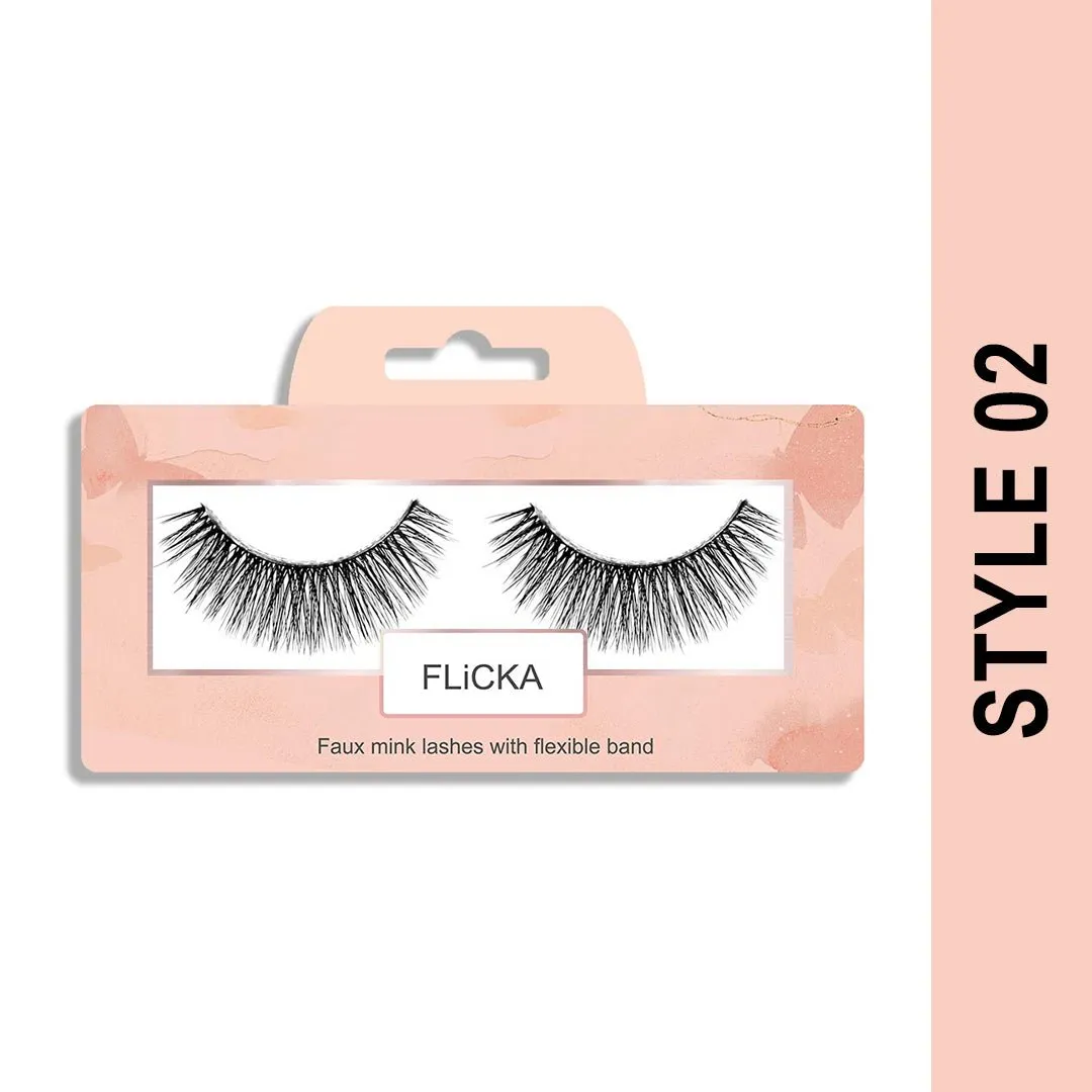 Flicka Mink Lash Style 2 Flicka Mink Lash Style 2-Pack Size-Style 2