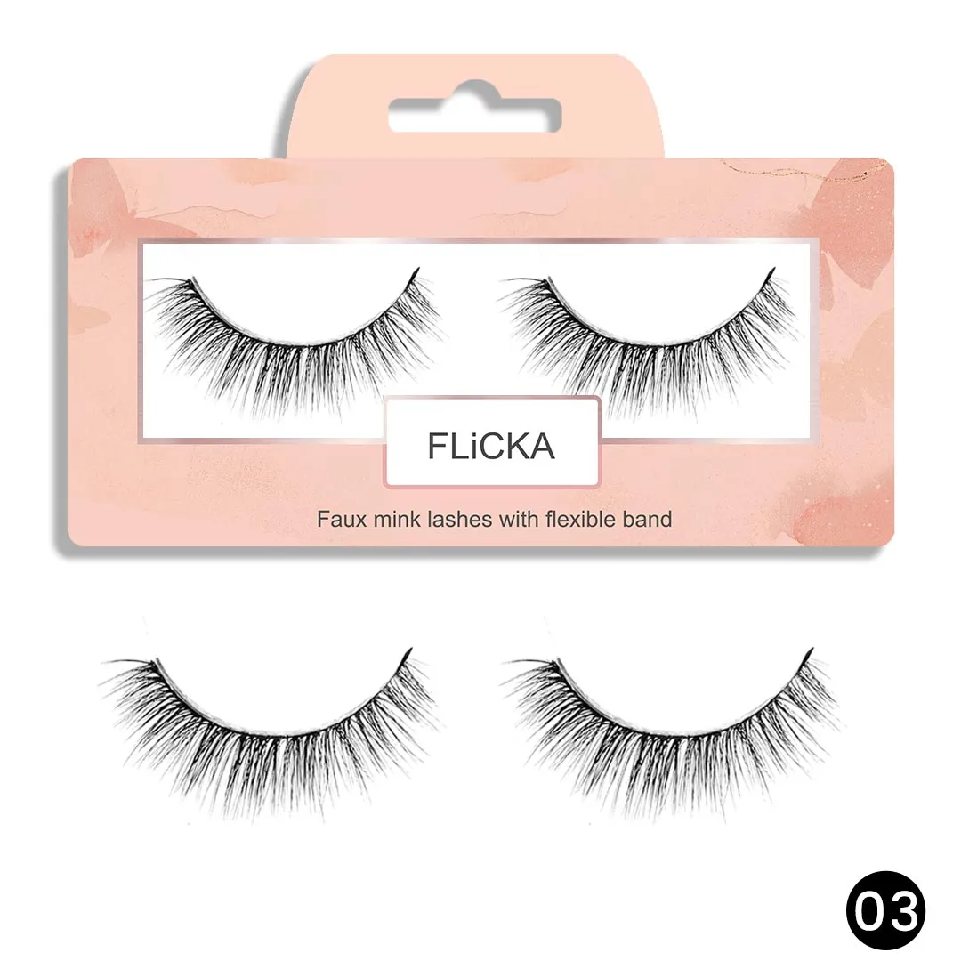 Flicka Mink Lash Style 3 Flicka Mink Lash Style 3-Pack Size-Style 3