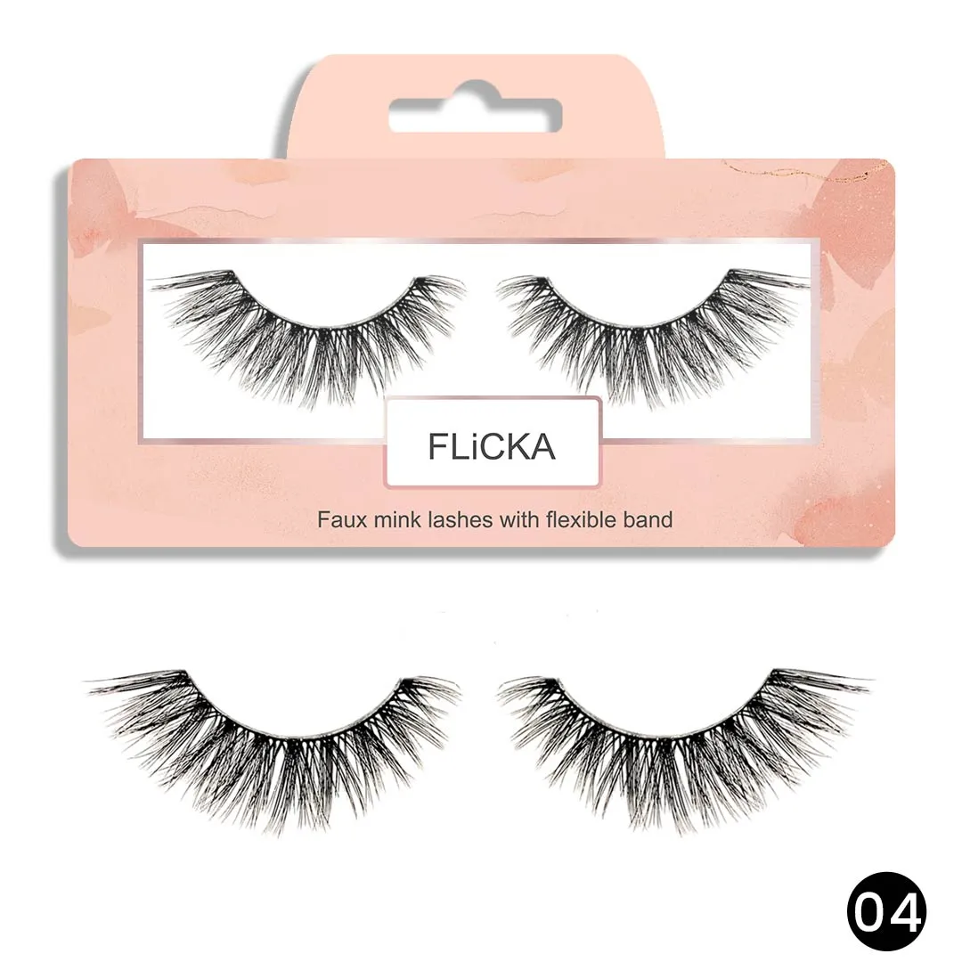 Flicka Mink Lash Style 4 Flicka Mink Lash Style 4-Pack Size-Style 4
