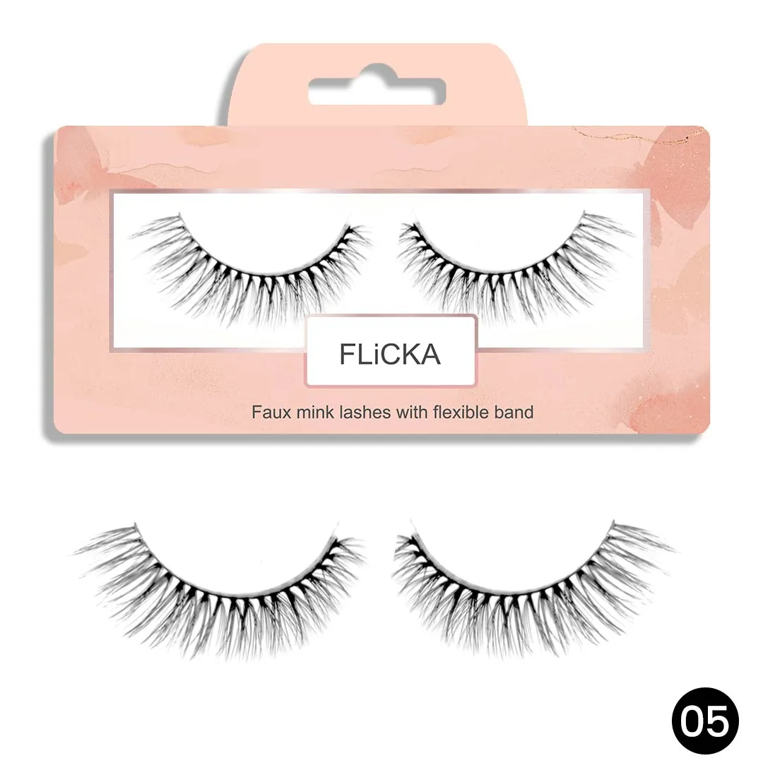 Flicka Mink Lash Style 5 Flicka Mink Lash Style 5-Pack Size-Style 5