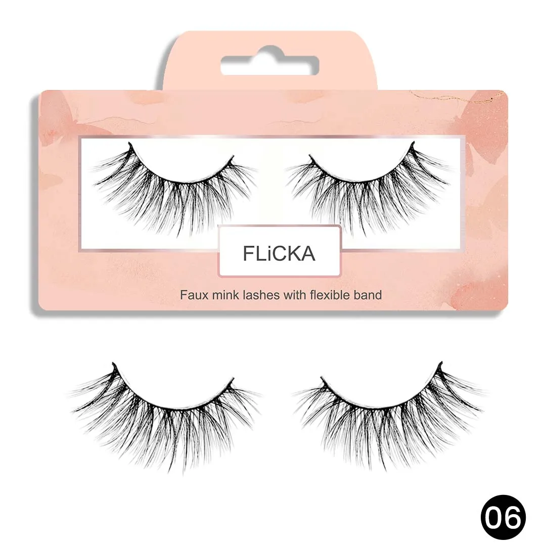 Flicka Mink Lash Style 6 Flicka Mink Lash Style 6-Pack Size-Style 6