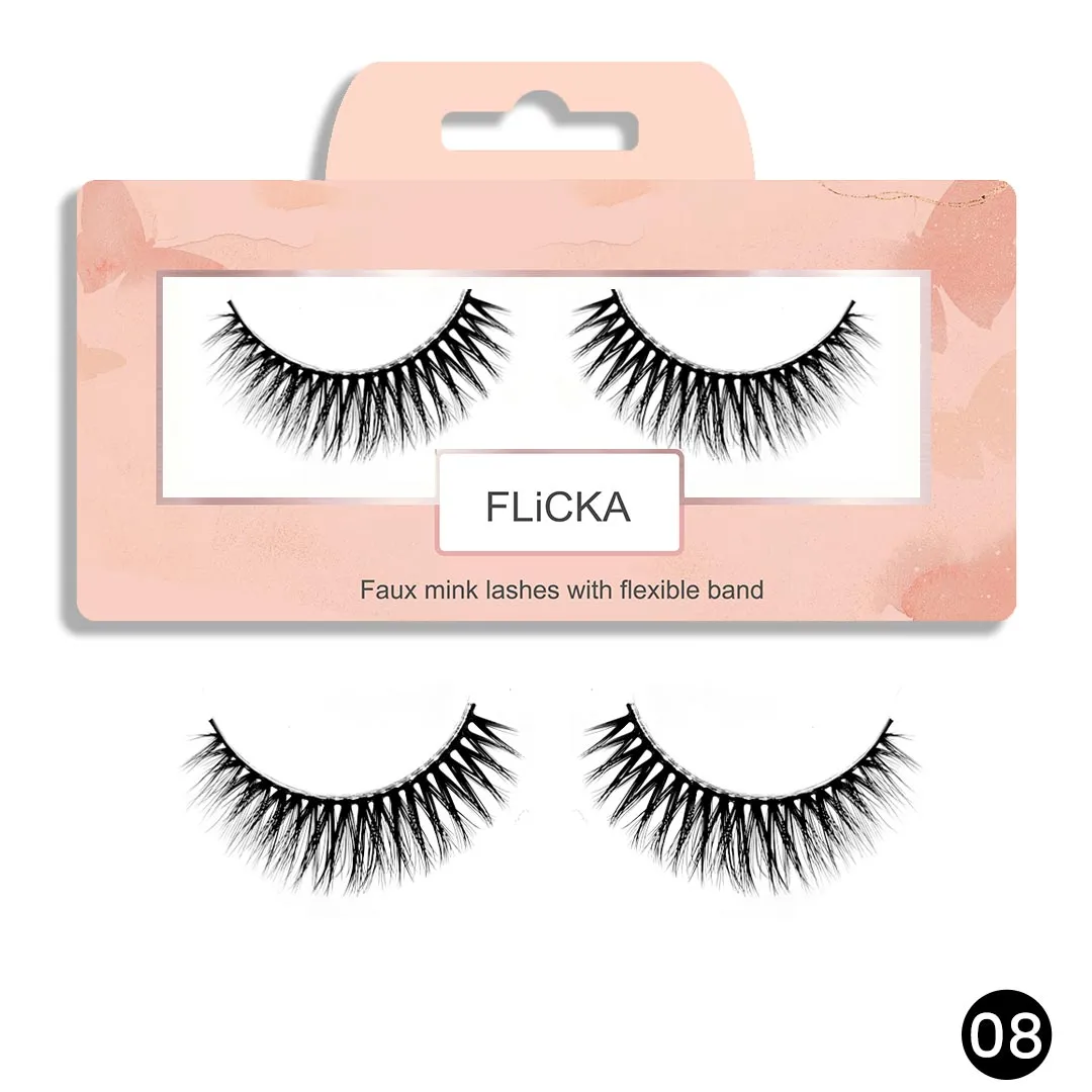 Flicka Mink Lash Style 8 Flicka Mink Lash Style 8-Pack Size-Style 8
