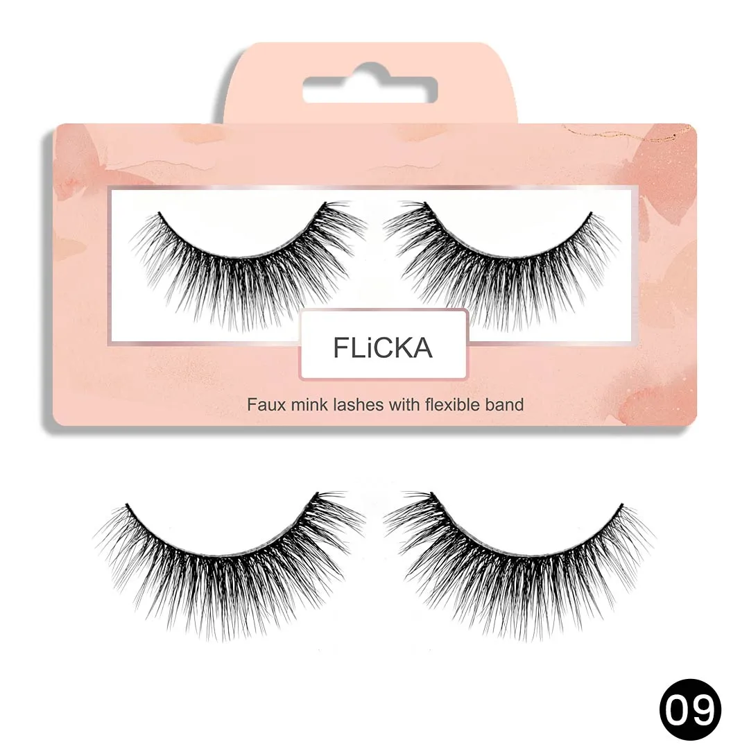 Flicka Mink Lash Style 9 Flicka Mink Lash Style 9-Pack Size-Style 9