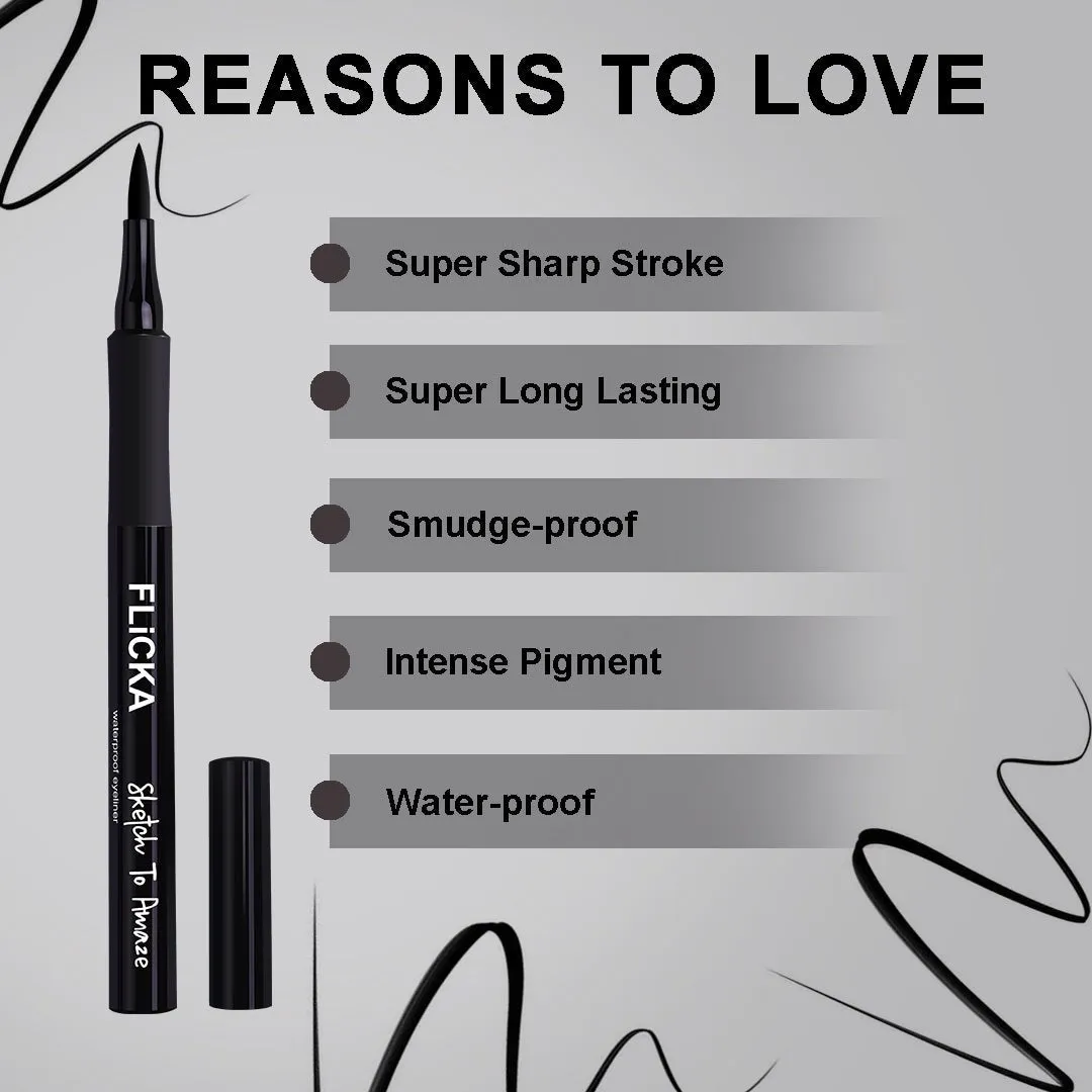 Flicka Sketch To Amaze Pen Eyeliner - Image 2