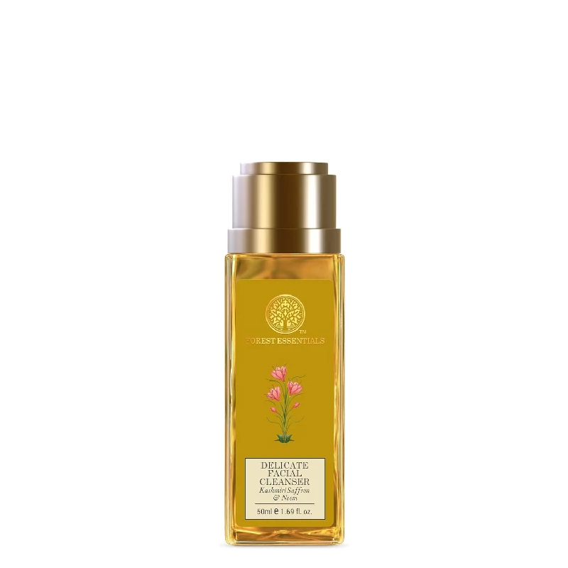 Forest Essentials Delicate Facial Cleanser Kashmiri Saffron & Neem