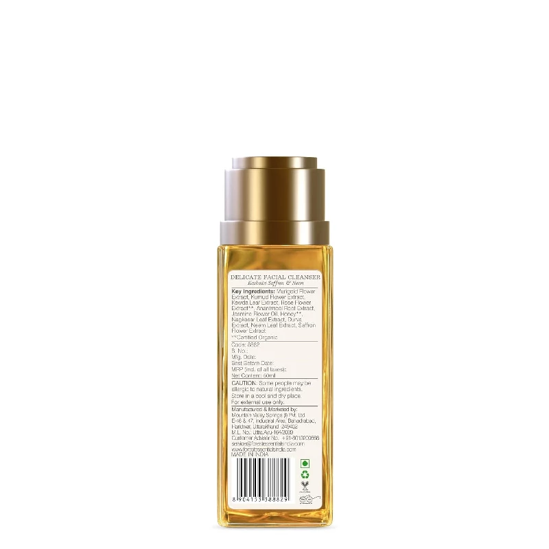 Forest Essentials Delicate Facial Cleanser Kashmiri Saffron & Neem - Image 3