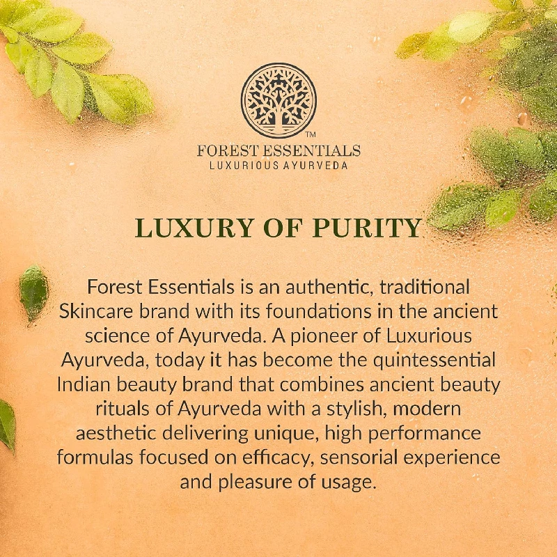 Forest Essentials Delicate Facial Cleanser Kashmiri Saffron & Neem - Image 6