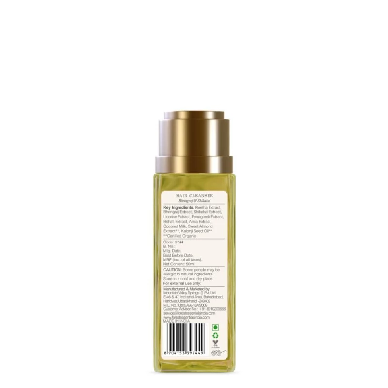 Forest Essentials Hair Cleanser Bhringraj & Shikakai Shampoo for Hair Fall & Dandruff - Image 10