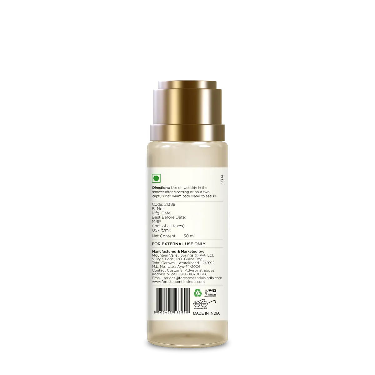 Forest Essentials After Bath Oil Lime Saffron & Oudh - Image 12