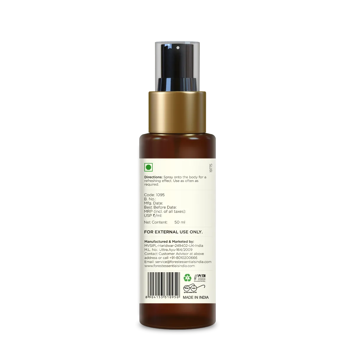 Forest Essentials Body Mist Honey & Vanilla - Image 8
