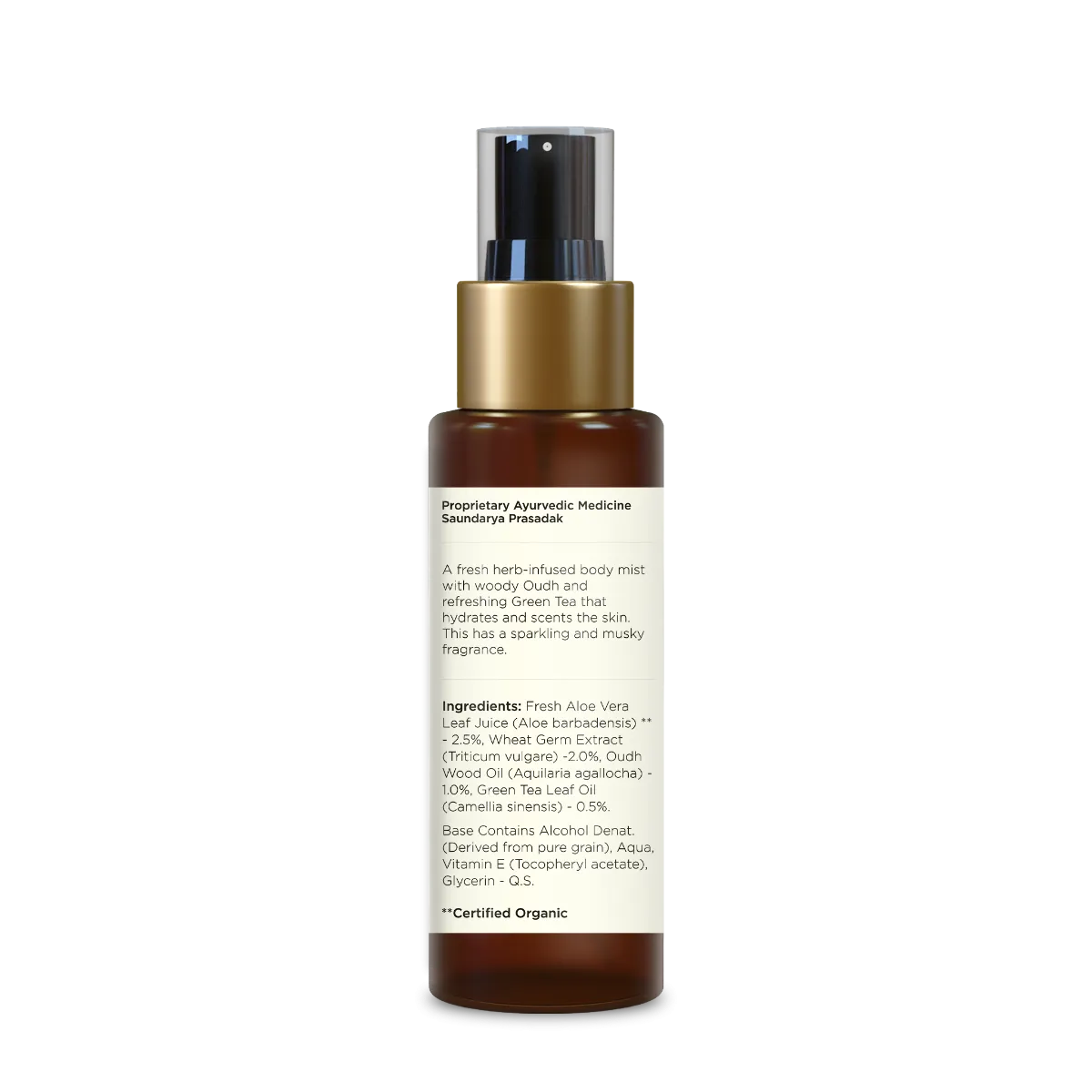 Forest Essentials Body Mist Oudh & Green Tea | Hydrating Body Spray | Long-Lasting Woody & Fresh Aroma-1