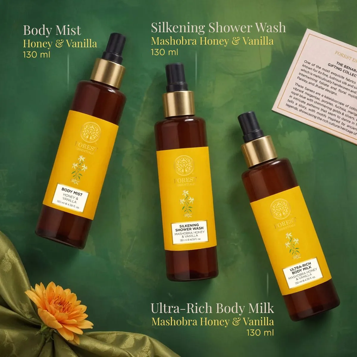 Forest Essentials Brilliance Hydrating Body Care Gift Set - Image 2