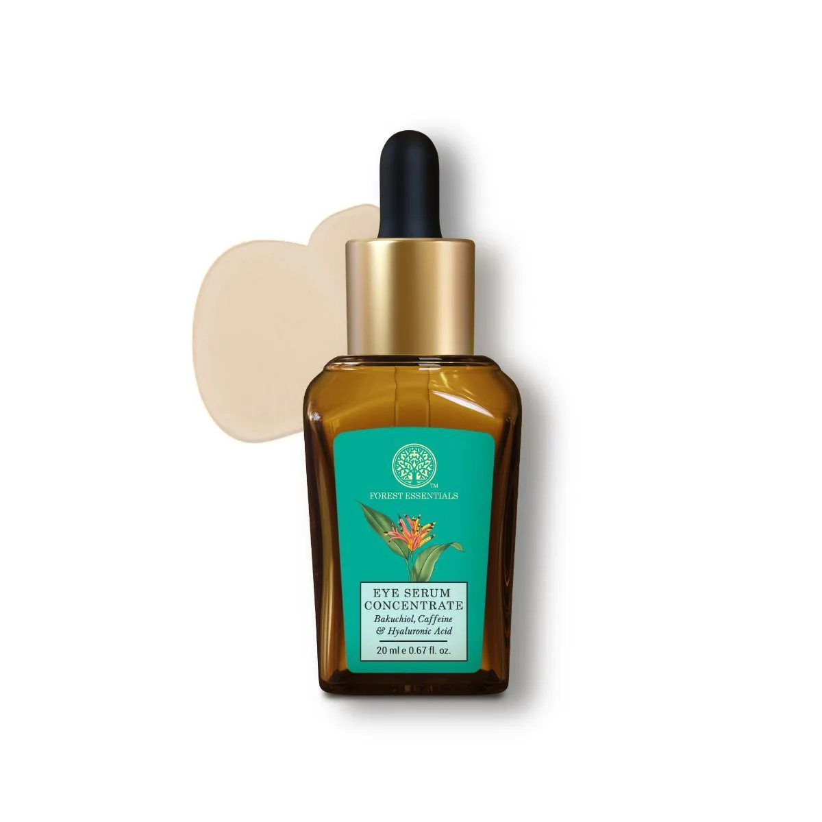 Forest Essentials Eye Serum Concentrate Bakuchiol, Caffeine & Hyaluronic Acid - Image 2