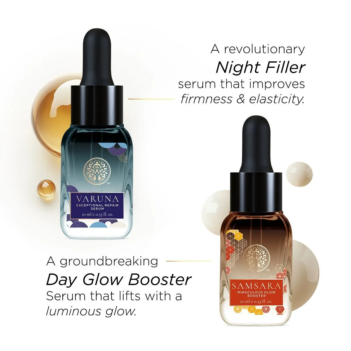 Forest Essentials High-Performance Day & Night Face Serums Duo - Image 3