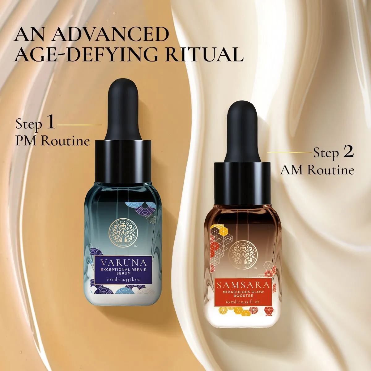 Forest Essentials High-Performance Day & Night Face Serums Duo - Image 4