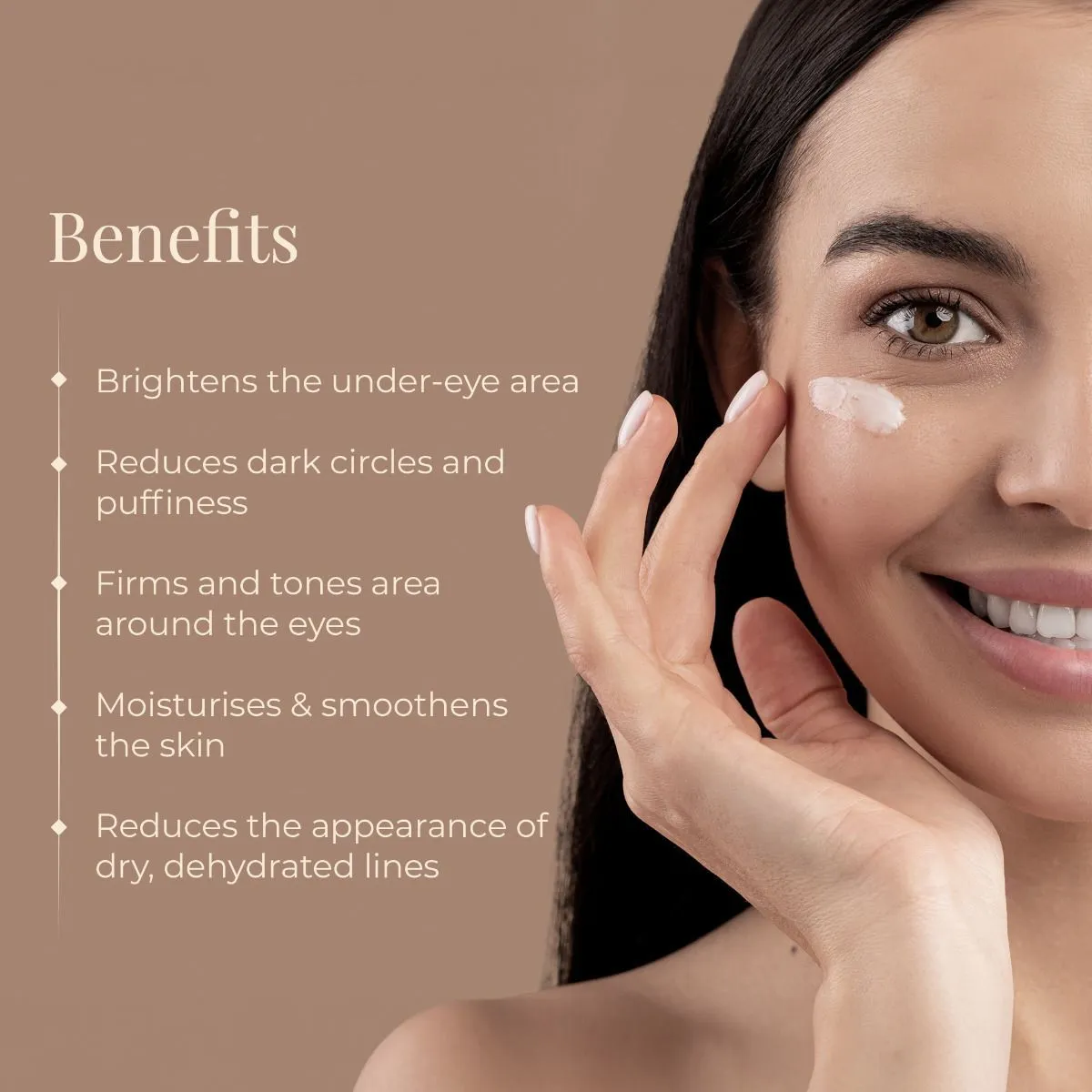Forest Essentials Intensive Under Eye Cream Anise, Niacinamide & Hyaluronic Acid - Image 3