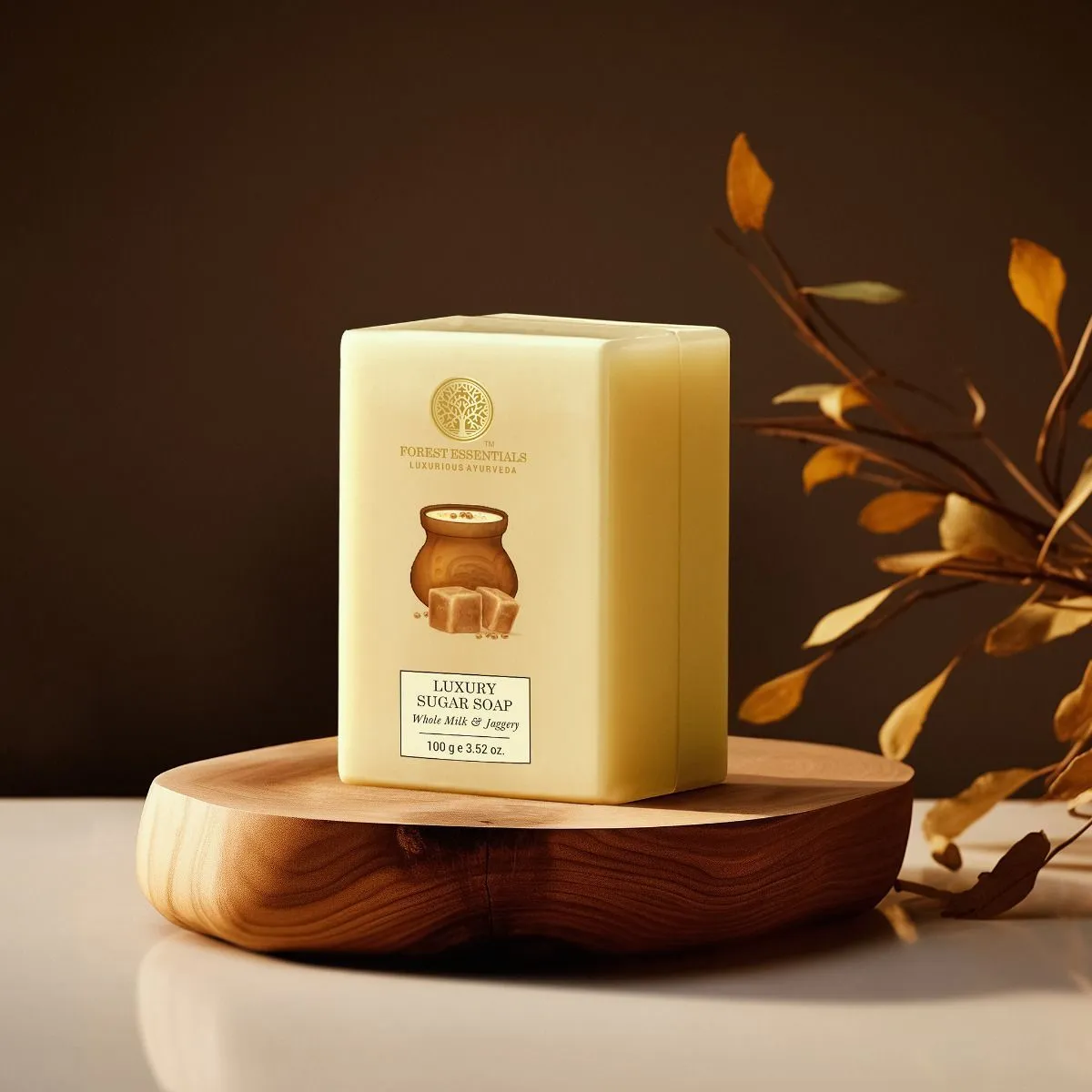 Forest Essentials Luxury Milk Soap  Whole Milk & Jaggery - Image 4