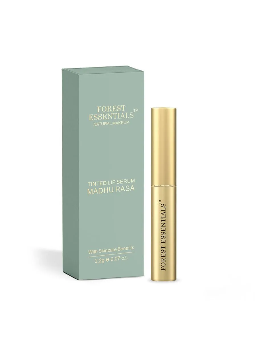 Forest Essentials Madhu Rasa Tinted Lip Serum Buransh - Image 4