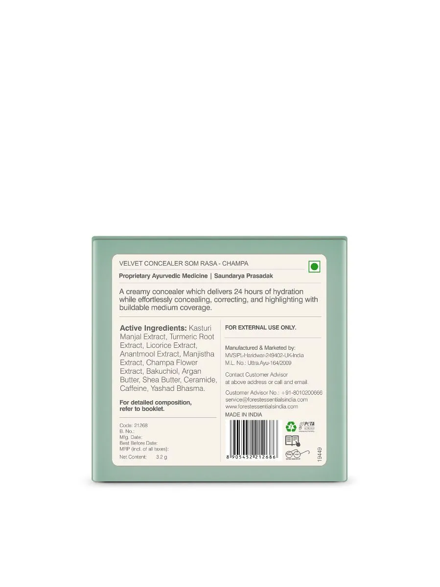 Forest Essentials Som Rasa Velvet Concealer Champa - Image 4