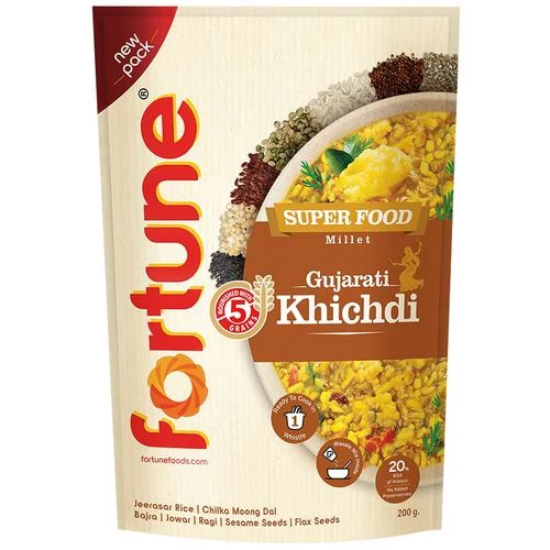 Fortune Super Food Millet Gujarati Khichdi Ready To Cook