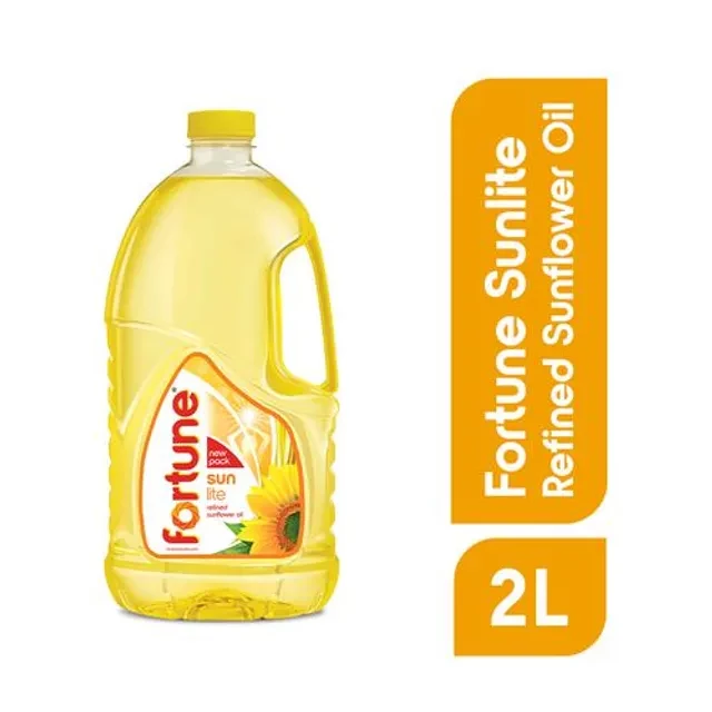 Fortune Sunlite - Refined Sunflower Oil Fortune Sunlite - Refined Sunflower Oil-Pack Size-2 L Pet Bottle