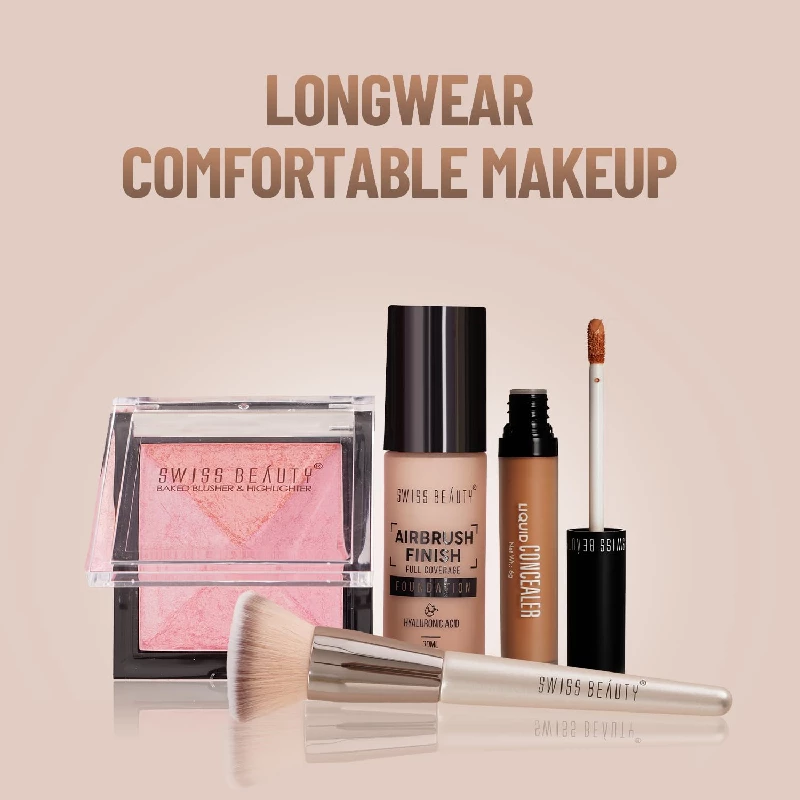 Swiss Beauty Foundation Blender Brush for Makeup - Image 7