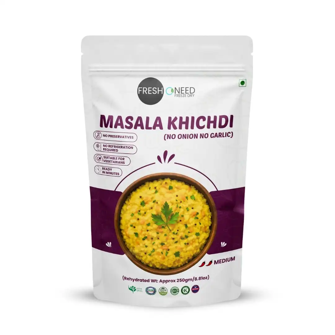 Freshoneed Masala Khichdi (Without Onion & Garlic) Freshoneed Masala Khichdi (Without Onion & Garlic)-Pack Size-250 g