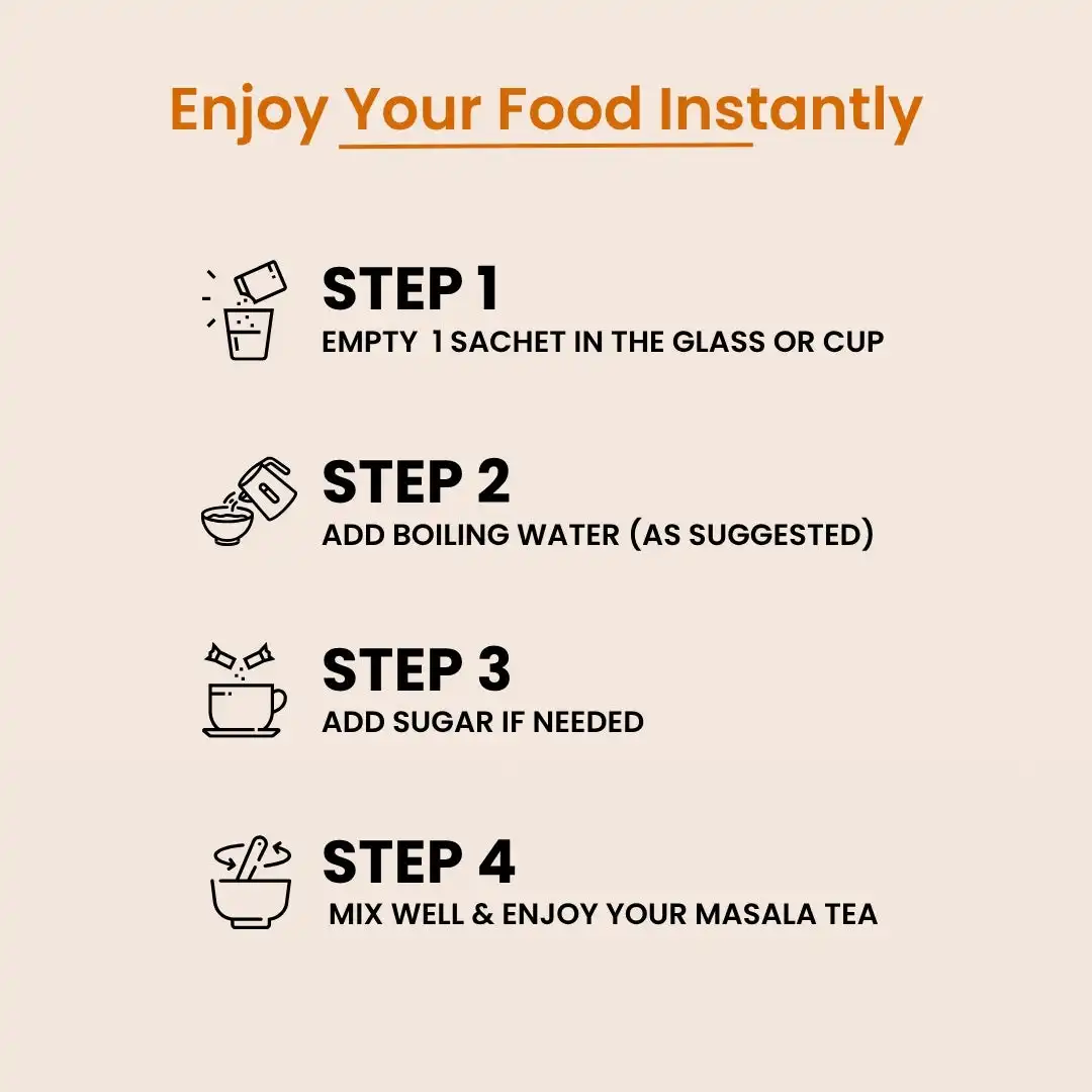 Freshoneed MASALA TEA (PACK OF - 5) ( GINGER + WHOLE SPICES ) - Image 5