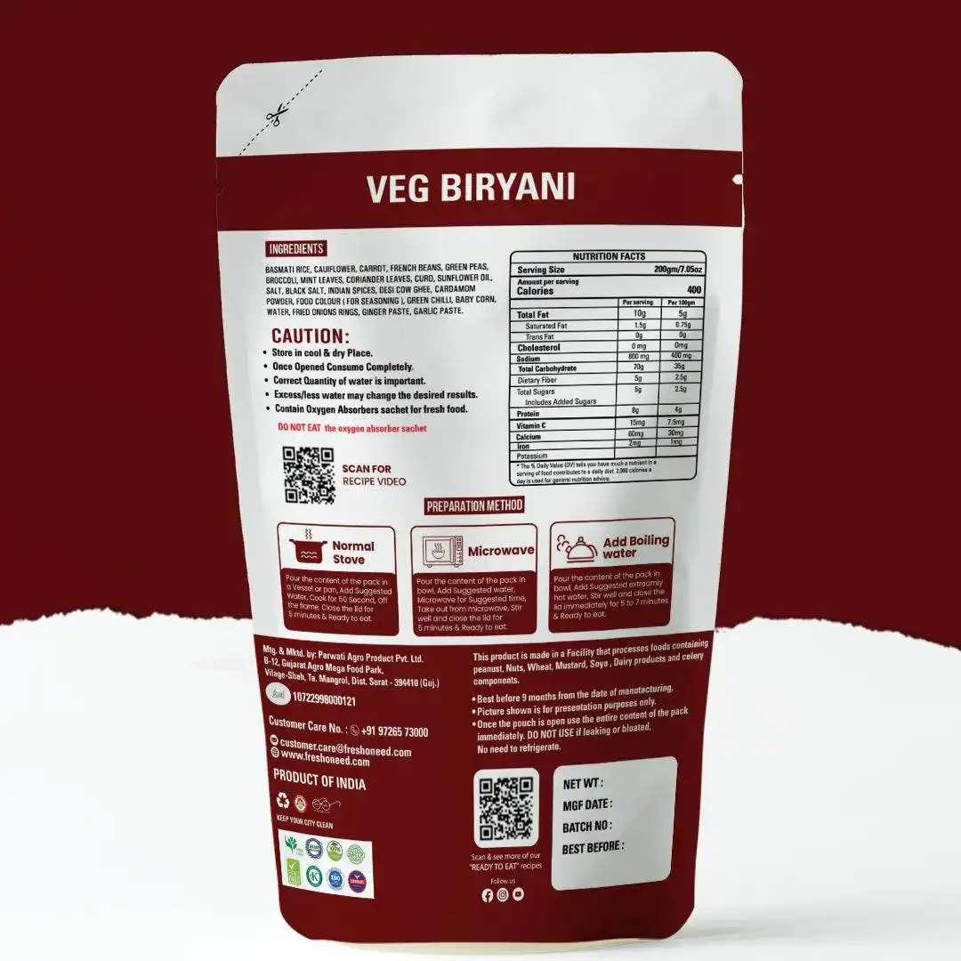 Freshoneed Veg Biryani - Image 3