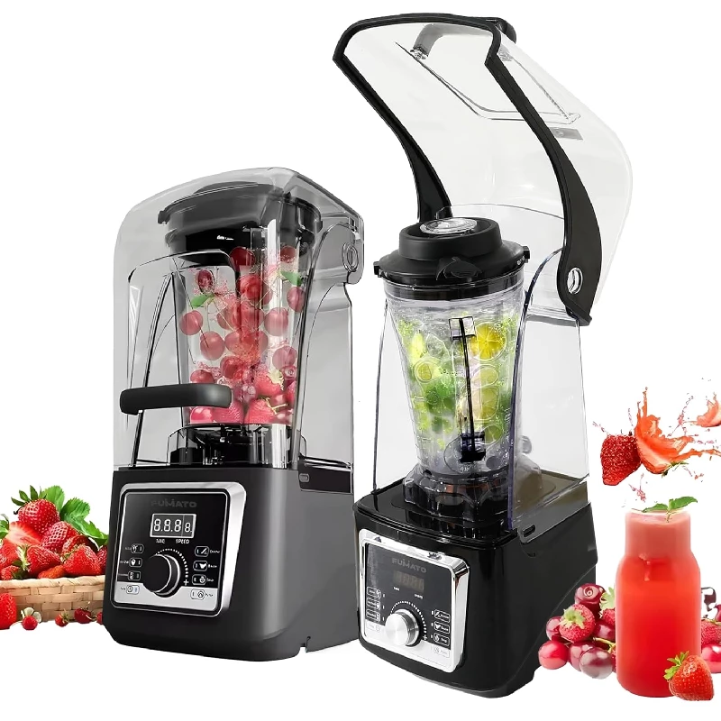 Fumato 2000 Watts Commercial Blender with Sound Shield Fumato 2000 Watts Commercial Blender with Sound Shield-Pack Size-5.8 kg