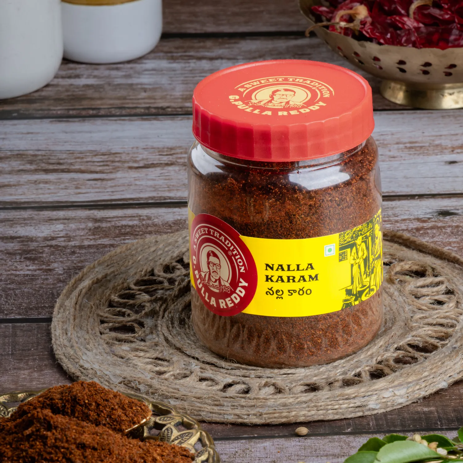 G Pulla Reddy ⁠Nalla Karam G Pulla Reddy ⁠Nalla Karam-Pack Size-With Garlic