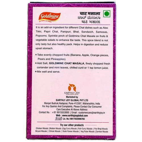 GOLDMINE Chat Masala - Indian Tangy Spice Blend - Image 2