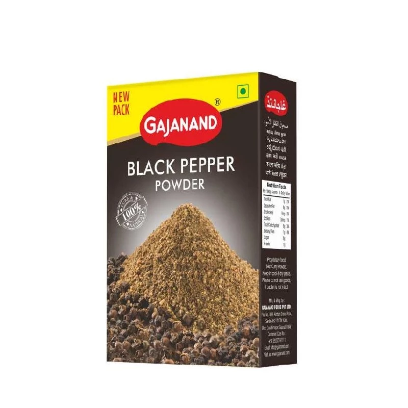 Gajanand Black Pepper Powder Gajanand Black Pepper Powder-Pack Size-100 g